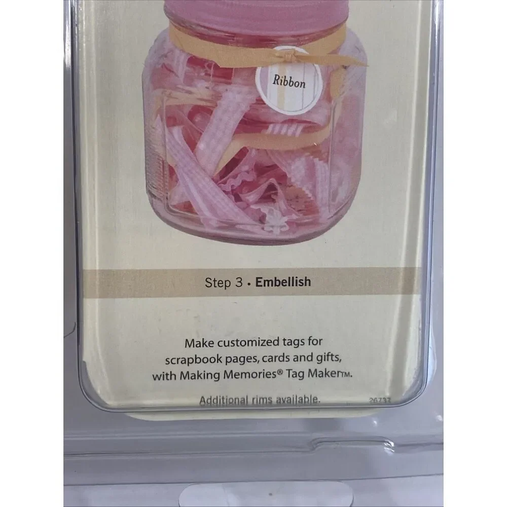 Making Memories Square & Round Tag Maker Crafting Tool New